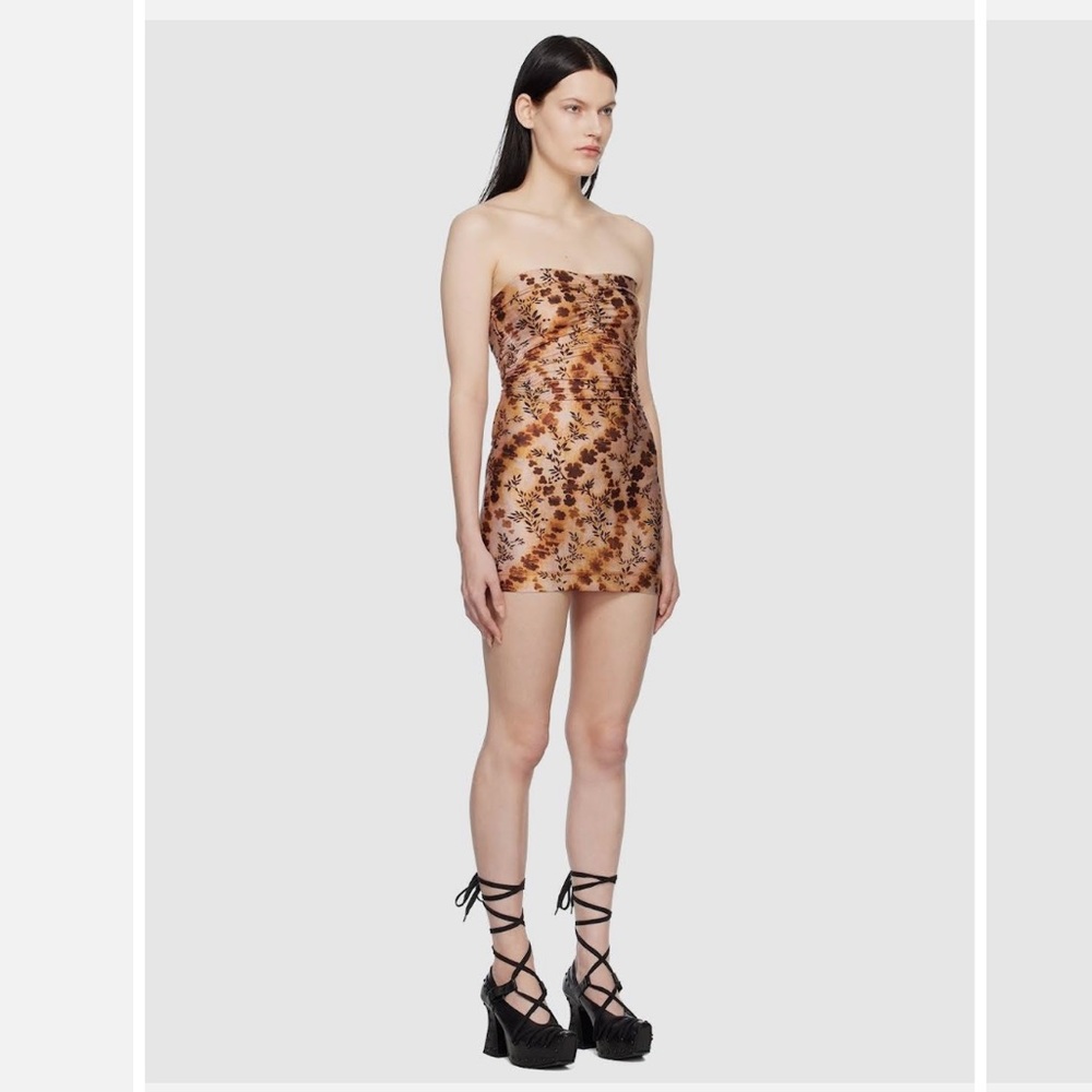 KNWLS - SKINN DRESS - CHAIN FLORALS - XS